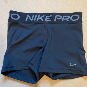 Black Nike Pro Shorts- Medium